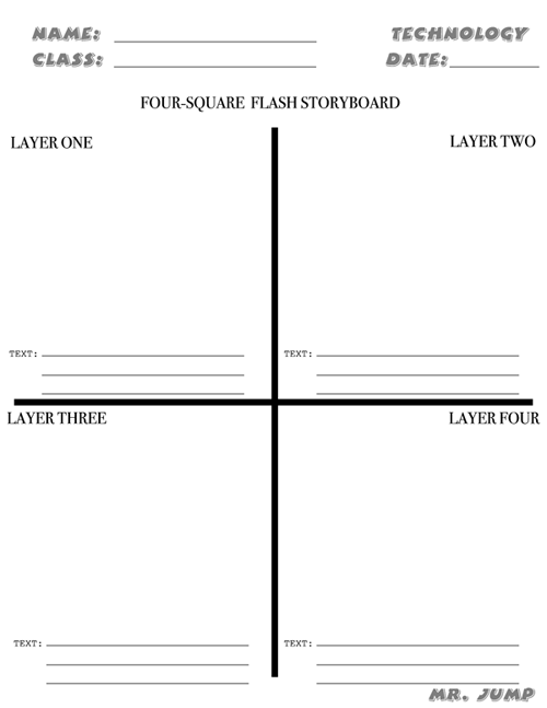 storyboard template